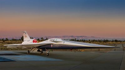 NASA unveils its revolutionary X-59 Quesst 'quiet' supersonic jet (photos, video)