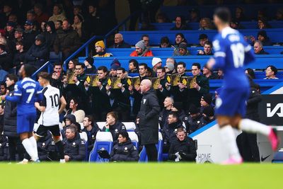 Men in green blazers overshadow Chelsea’s west London derby with film promotion