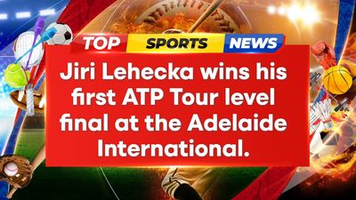 Jiri Lehecka Wins First ATP Title at Adelaide International Tournament