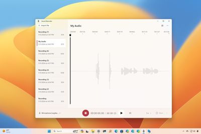 How to get started using Sound Recorder app on Windows 11