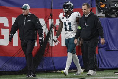 Philadelphia Eagles Receiver A.J. Brown Out for Playoff Game with Knee Injury