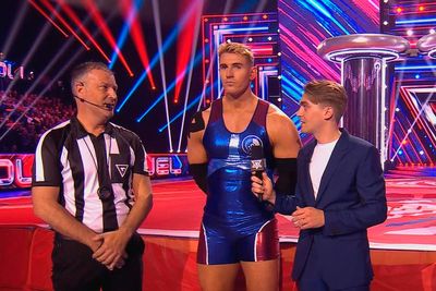 Gladiators fans stunned to see Premier League referee on BBC reboot