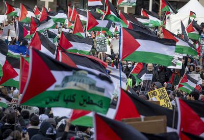 Pro-Palestinian demonstrators in D.C. march to demand cease-fire in Gaza