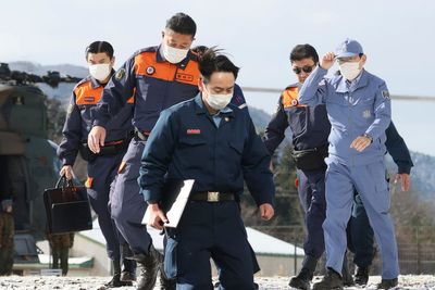 Japan's Kishida visits quake-hit region as concerns rise about diseases in evacuation centers