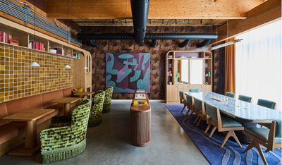 The Malin Wedgewood Houston offers a rich, earthy co-working environment