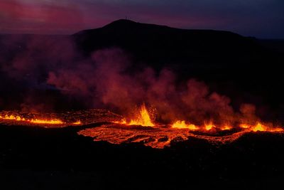 Iceland volcano live: Lava flows into Grindavik as country faces ‘daunting’ time after ‘worst-case scenario’