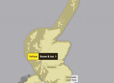 Met Office issues nationwide warning for snow and ice