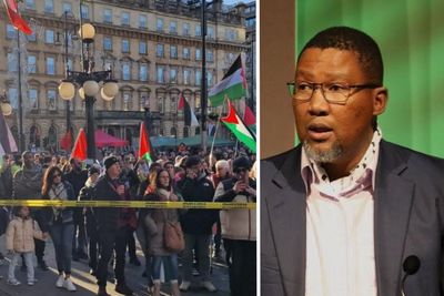 'Unique and special': Nelson Mandela's grandson addresses pro-Palestine rally