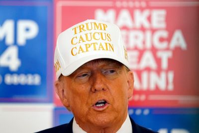 Trump urges Iowans to vote even if they are ‘as sick as a dog’ and die afterward