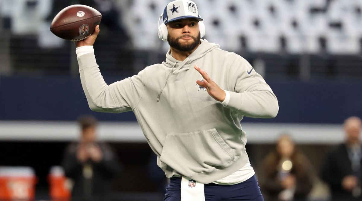 Dak Prescott Debuts ‘here We Gooooo Beanie Ahead Of 0470