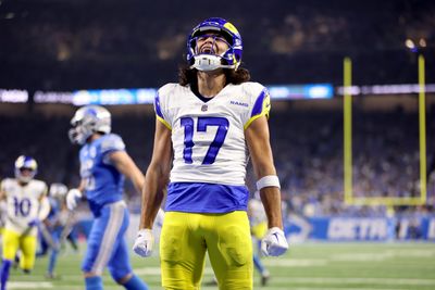 Puka Nacua sets rookie playoff record with 181 yards vs. Lions