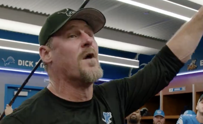 Dan Campbell’s Locker Room Speech After Lions’ First Playoff Win in 32 Years Was So Good
