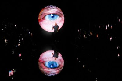 MILAN FASHION PHOTOS: Armani casts an arresting gaze on Milan runway menswear collection