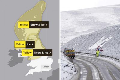 Met Office issues snow, ice and travel warning for across Scotland this week