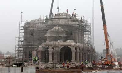 Divine moment or political gimmick? India gears up to inaugurate huge Hindu temple