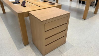 “Looks like they quickly grabbed it from IKEA” — Apple's first piece of Vision Pro retail hardware just arrived in store, and everyone is saying the same thing