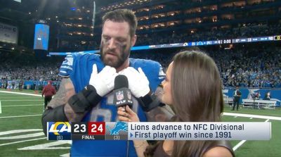 Lions Veteran Taylor Decker Fought Back Tears in Emotional Postgame Interview, and Fans Loved It