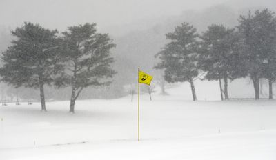 Photos: Check out these golf courses covered in snow