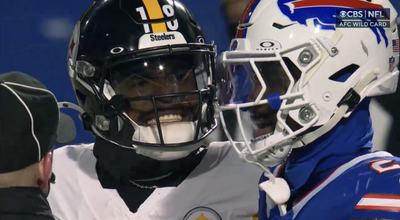 Diontae Johnson brashly trash-talked the Bills’ Kair Elam right before he stole a TD from him