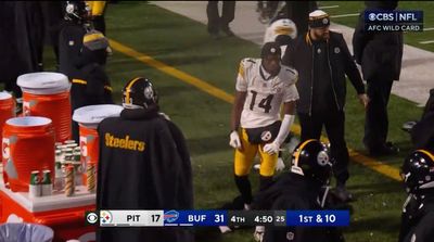 Steelers’ George Pickens Hurls Helmet on Sideline After Missed Pass Interference Call