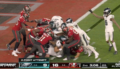 The Eagles were down so bad that even their Tush Push play failed miserably against the Buccaneers