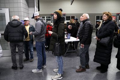 Photos: See voters turn out for the Iowa caucuses