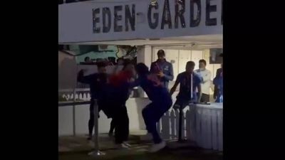 Watch: When Virat Kohli, Ishan Kishan, Hardik Pandya danced at the Eden Gardens