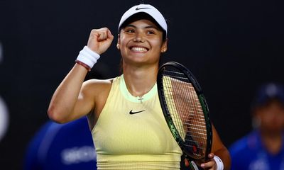Emma Raducanu impresses in victory on grand slam return at Australian Open