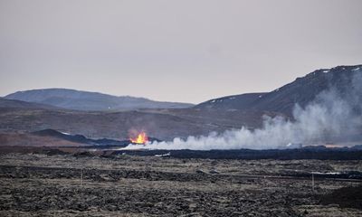 Rescuers in daring bid to save sheep trapped by Iceland volcano