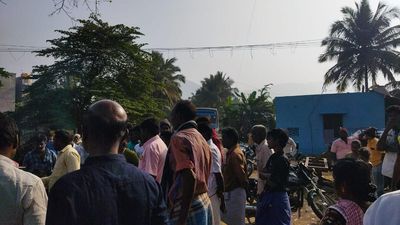 Villagers block government bus near Tirupattur against denial of access to public road