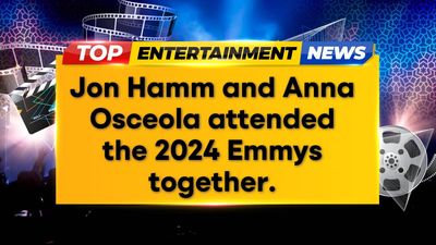 Jon Hamm and Anna Osceola make a stunning appearance at Emmys
