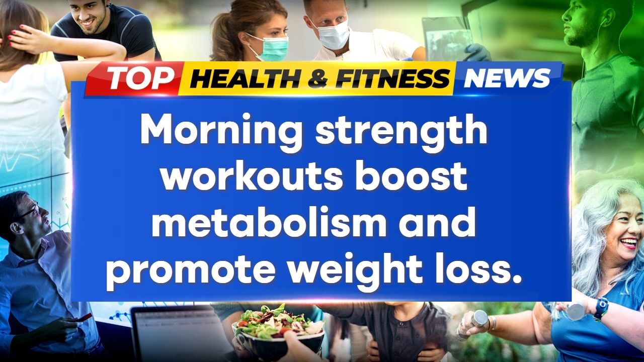 Morning strength workouts accelerate weight loss and…
