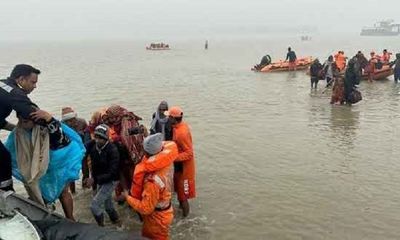 Indian Coast Guard rescues 182 stranded pilgrims off Kakdwip in West Bengal