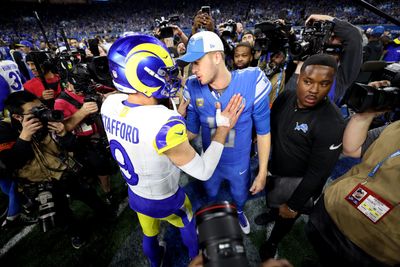 Mics picked up Matthew Stafford and Jared Goff’s classy exchange after Rams-Lions game