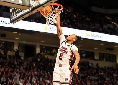 South Carolina’s Ashlyn Watkins had the most casual response to her record-tying dunk against Kentucky