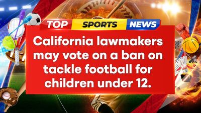 California vote on ban for youth tackle football under 12