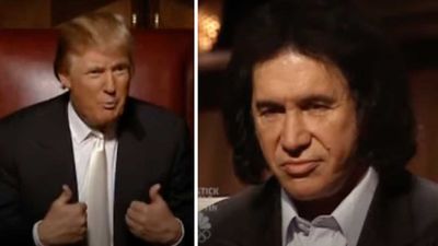 "You're so independent; you're so tough": Relive the bizarre moment Donald Trump fired Gene Simmons on Celebrity Apprentice