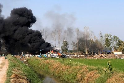 At least 17 people killed in explosion at Thai fireworks factory