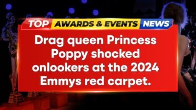 RuPaul's Drag Race star Princess Poppy shocks at Emmys