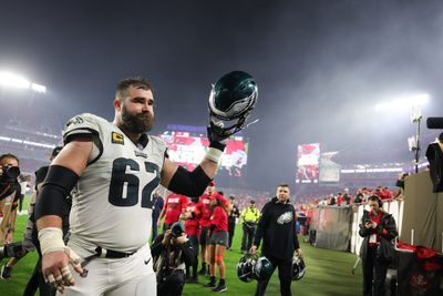Jason Kelce tearfully addresses retirement talk with Travis Kelce on New Heights podcast
