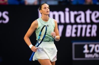 Dominant Tennis Player Karolina Pliskova Shines with Precision and Skill