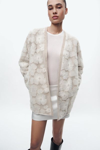 Couldn't Be More Convenient That Pre-Fall 2024's Personality Cardigan Trend Works Right Now