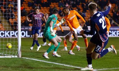 Nottingham Forest’s Chris Wood finds something extra to beat Blackpool