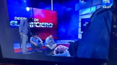 Armed gunmen attack TV station, violence escalates in Ecuador