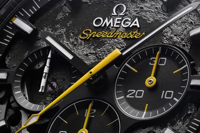 Omega adds Saturn V seconds hand to new Speedmaster Dark Side of the Moon watch