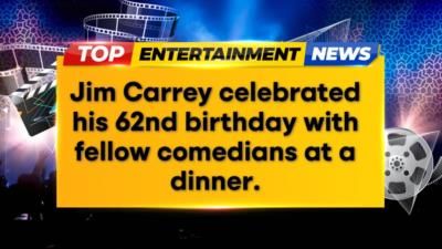 Jim Carrey celebrates 62nd birthday with star-studded comedian bash