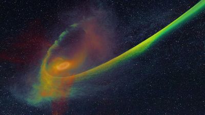 Gory simulation reconstructs the violent clash between a monster black hole and a doomed star