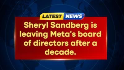 Sheryl Sandberg to leave Meta board, shifting focus to philanthropy