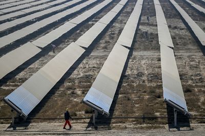 Indian Tycoon Adani Bets Big On Vast Solar And Wind Plant