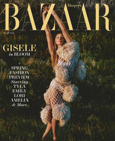 Gisele Bündchen Graces the February 2024 Cover of Harper's Bazaar Shot by Luis Alberto Rodriguez